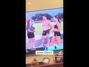 Boy reacts to a daddy's body compilation