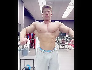 Muscle Bro Posing