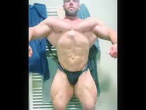 Muscle Stud Showing Off