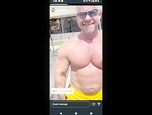 Muscular JP Ninja Gropes Dougie Muscle While He Gets Hard