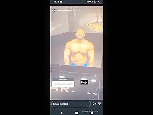 Elliott Dermond Playful Posing and Pec Bounce