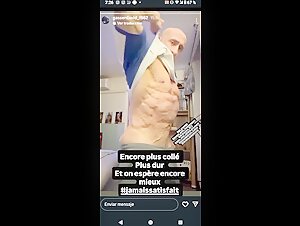 David Gasser Showing Off His Abs