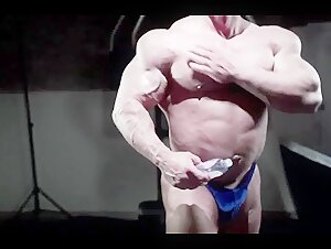 Mattia Sexy Hot Posing in Blue