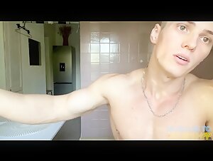 Flexing big and defined biceps