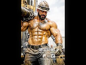 And when does your day begin on this bodybuilder oil platform? 🛢️