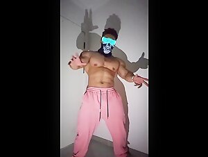 Dancing muscle guy