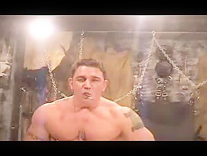 Worship of muscled musky top's pits and nips