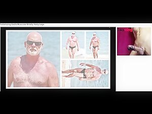 Bristly Hairy Dad Has His Legs Fetishized By A Frotteurist