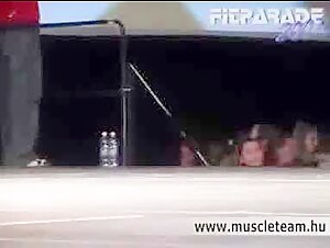 Pro IFBB Hugarian Mature Butt BB Steve Namat On Stage