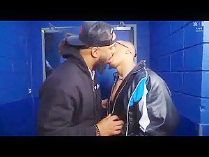 Carmelo hayes hot spit kiss
