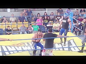 Mexican "lucha libre" a thong surprise
