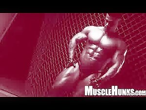 Bodybuilder poses