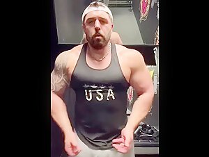 Carson Flexing