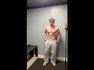 Cute Muscle Bro Posing With A Semi?