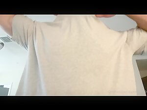 Muscle Giant shows off his big hairy chest