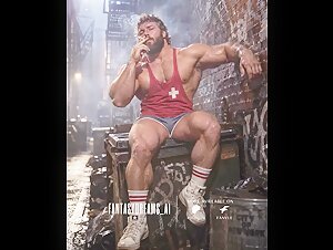 80s-style bodybuilders in Classic