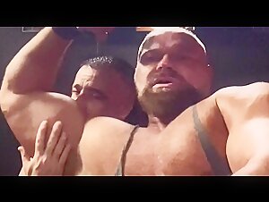 Muscle bodybuilder worship